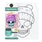 "Skully" Summerween DIY Canvas Art Kit, Adult Beginner, Acrylic Paint Size 11x14 inch